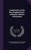 Constitution of the New England Inter-Collegiate Athletic Association