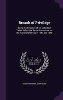 Breach of Privilege