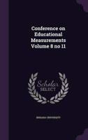 Conference on Educational Measurements Volume 8 No 11