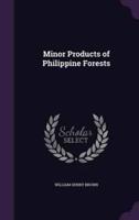 Minor Products of Philippine Forests