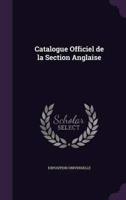 Catalogue Officiel De La Section Anglaise