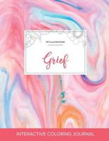 Adult Coloring Journal: Grief (Pet Illustrations, Bubblegum)