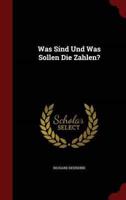 Was Sind Und Was Sollen Die Zahlen?