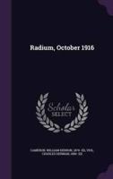 Radium, October 1916