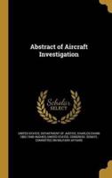 Abstract of Aircraft Investigation