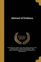 Abstract of Evidence