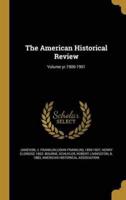 The American Historical Review; Volume Yr.1900-1901