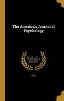 The American Journal of Psychology