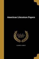 American Literature Papers