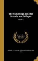 The Cambridge Bible for Schools and Colleges; Volume 7
