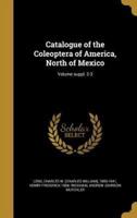 Catalogue of the Coleoptera of America, North of Mexico; Volume Suppl. 2-3