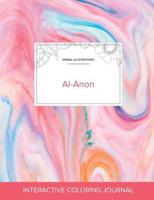 Adult Coloring Journal: Al-Anon (Animal Illustrations, Bubblegum)