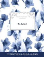 Adult Coloring Journal: Al-Anon (Mandala Illustrations, Blue Orchid)