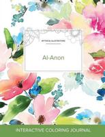 Adult Coloring Journal: Al-Anon (Mythical Illustrations, Pastel Floral)