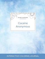 Adult Coloring Journal: Cocaine Anonymous (Butterfly Illustrations, Clear Skies)