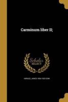 Carminum Liber II;