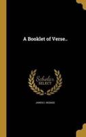 A Booklet of Verse..