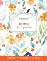 Adult Coloring Journal: Debtors Anonymous (Mandala Illustrations, Springtime Floral)