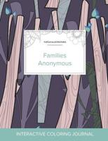 Adult Coloring Journal: Families Anonymous (Turtle Illustrations, Abstract Trees)