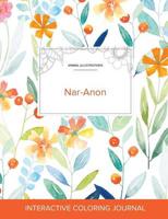 Adult Coloring Journal: Nar-Anon (Animal Illustrations, Springtime Floral)