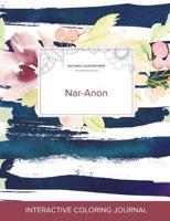 Adult Coloring Journal: Nar-Anon (Butterfly Illustrations, Nautical Floral)
