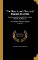 The Church, and Church of England Societies
