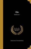 Clio; Volume No. 1