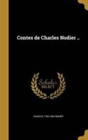 Contes De Charles Nodier ..