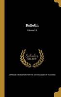 Bulletin; Volume 2-3