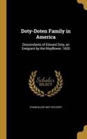 Doty-Doten Family in America