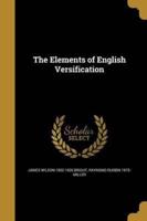 The Elements of English Versification