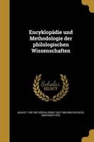 Encyklopädie Und Methodologie Der Philologischen Wissenschaften