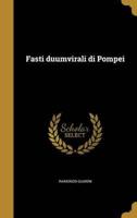 Fasti Duumvirali Di Pompei