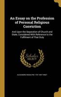 An Essay on the Profession of Personal Religious Conviction