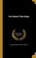 For Hearts That Hope