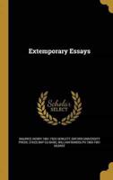 Extemporary Essays