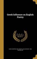 Greek Influence on English Poetry