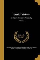 Greek Thinkers