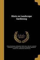 Hints on Landscape Gardening