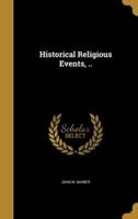 Historical Religious Events, ..