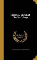 Historical Sketch of Oberlin College