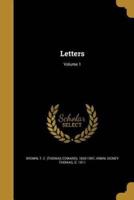 Letters; Volume 1