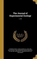 The Journal of Experimental Zoology; V. 33