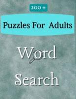200 Word Search Puzzles for Adults