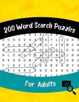 200 Word Search Puzzles for Adults