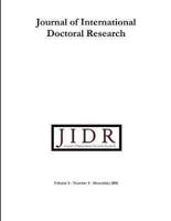 Journal of International Doctoral Research (JIDR) Volume 5, Number 1, December 2016