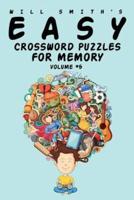 Will Smith Easy Crossword Puzzles For Memory -Volume 5