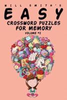 Easy Crossword Puzzles For Memory - Volume 2