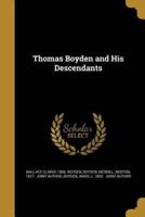 Thomas Boyden and His Descendants