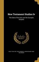 New Testament Studies Iv